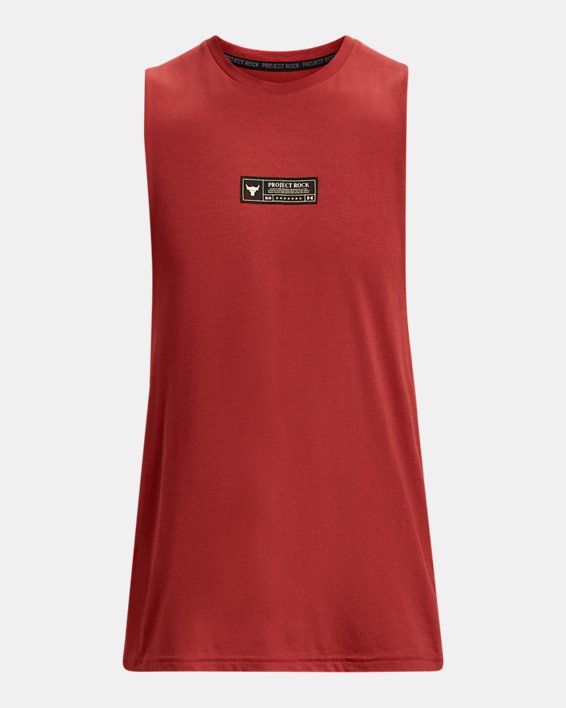 Men's Project Rock ST Dagger Tank in Red image number 4
